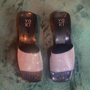 YoKi Women's Rhinestone Sandals Size 8 Dolls Kill